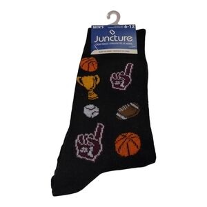 Juncture Crew Socks Novelty Men's 6-12 Athletic